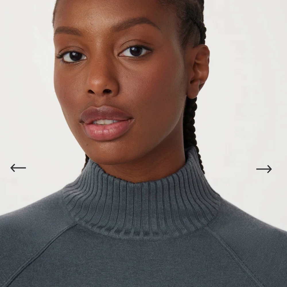 BNWT Frank & Oak Slate Blue Sweater Dress - Picture 3 of 8